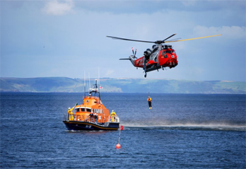 Image of boat rescue