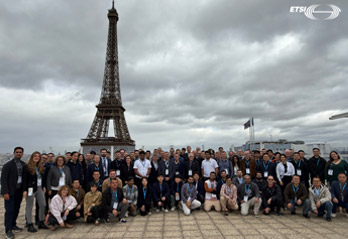 Group of people attending the 5th Future Railway Mobile Communication System Plugtests event in Paris