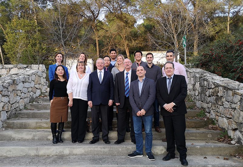 Image of ETSI executive's and Huawei team