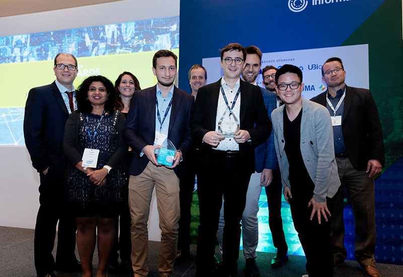 group photo of hackathon uk winners