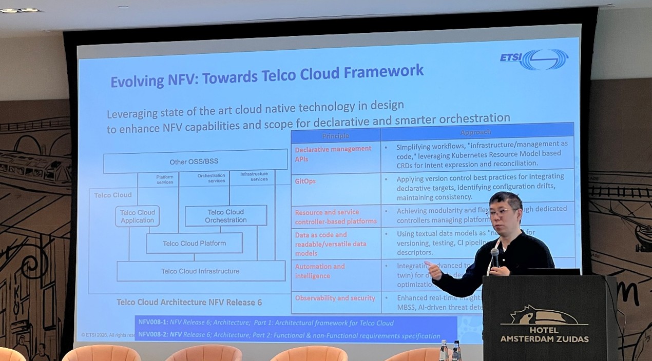 Yoshihiro Nakajima, Chair of ETSI ISG NFV