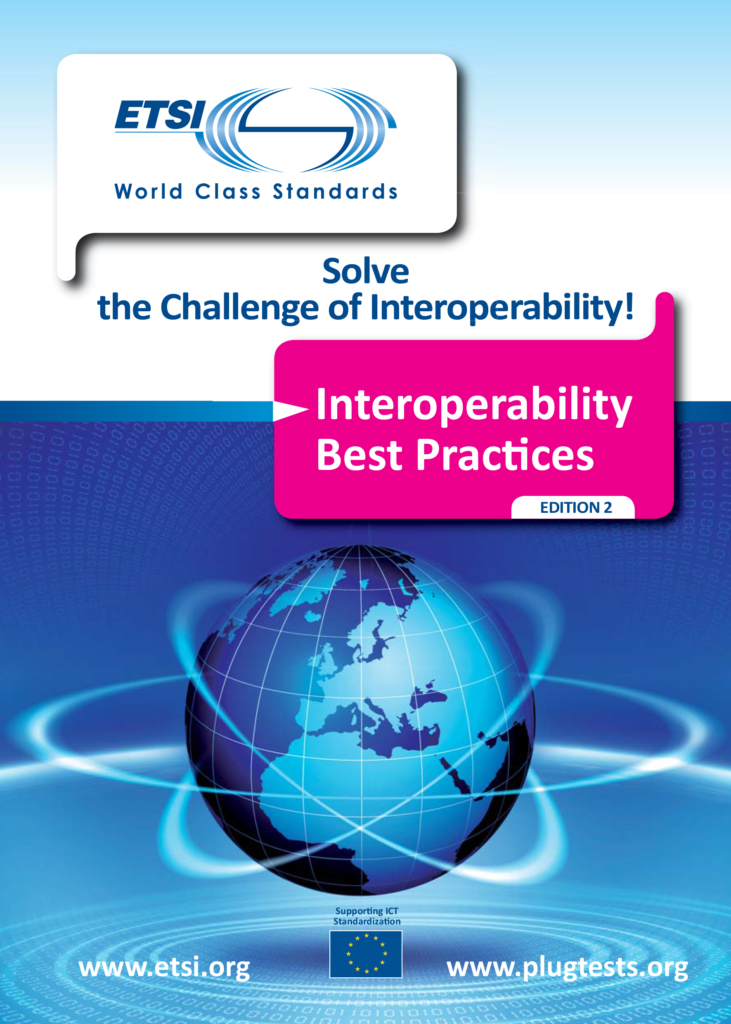 Cover Interoperability Best Practices Brochure