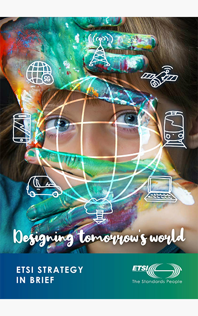 Cover ETSI Strategy - Designing tomorrow's world