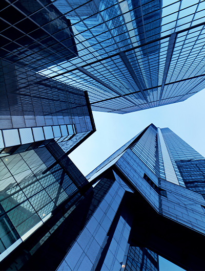 Modern white professional office building exterior